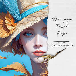 Vintage florale Frauenkleidung Seidenpapier