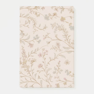 Vintage florale Sticknotes Post-it Klebezettel