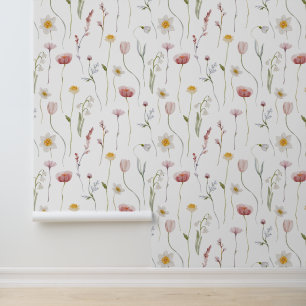 Vintage florale Tapete