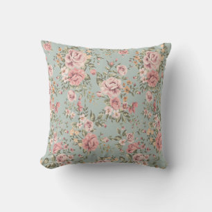 Vintage florale Tapete Kissen