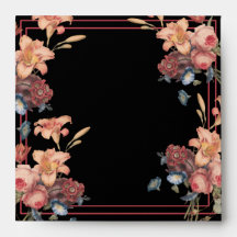 Vintage florale Umhüllung