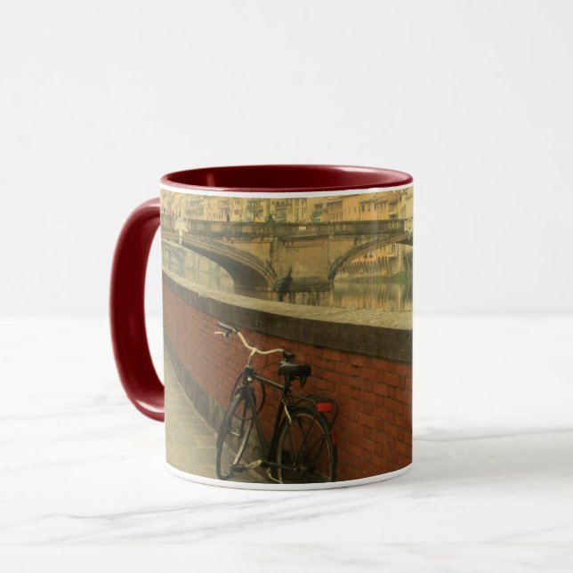 Vintage Florence Old Bridge Mug - Ponte Vecchio (Devant gauche)