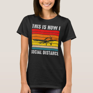 Vintage Fluglotsenflugschule T-Shirt