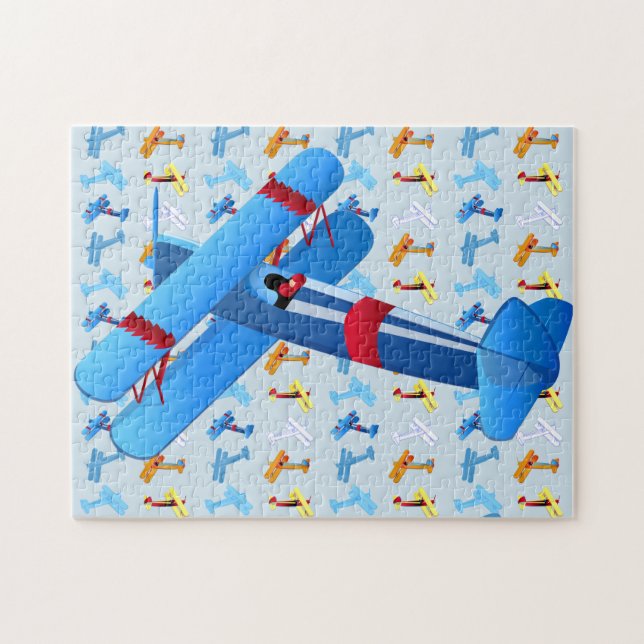 Vintage Flugzeug Airforce Pilot (Horizontal)