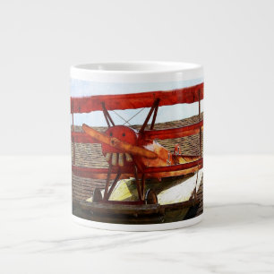 Vintage-Flugzeug von Shirley Taylor Jumbo-Tasse