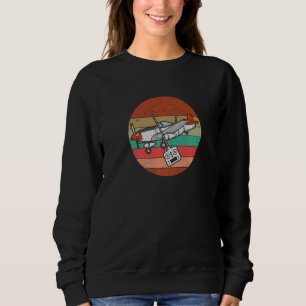 Vintage-Flugzeugmodell-RC-Pilot-Modellbauer Sweatshirt