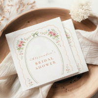 Vintage Folk Blumen Hochzeitsdusche