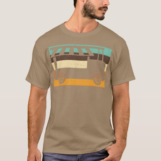 Vintage Foodruck Distressed funny T-Shirt (Vorderseite)