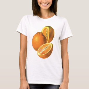 Vintage Foods, Fruit Organic Fresh Healthy Oranges T-Shirt