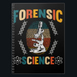 Vintage Forensic Science Fingerprint Detective Notizblock<br><div class="desc">Vintage Forensic Science Fingerprint Detective. Forensic Science Criminology Investigator.</div>