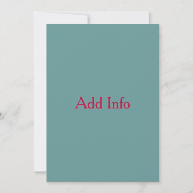 Vintage Formal Datum speichern Save The Date (Vorderseite)