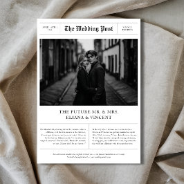 Vintage Foto-Hochzeit Save The Date