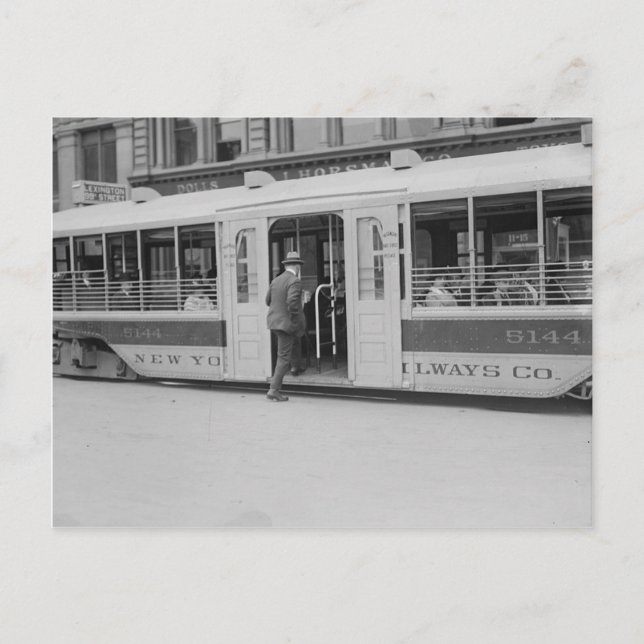 Vintage-Foto Postkarte (Vorderseite)