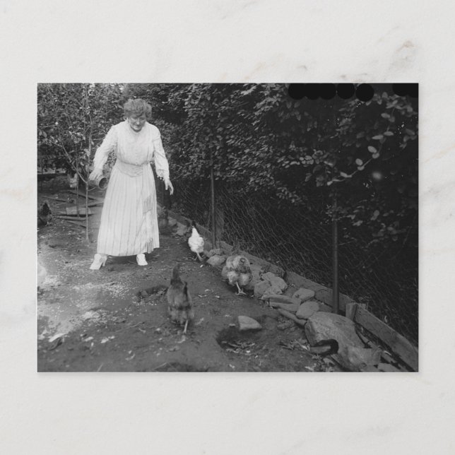 Vintage-Foto Postkarte (Vorderseite)
