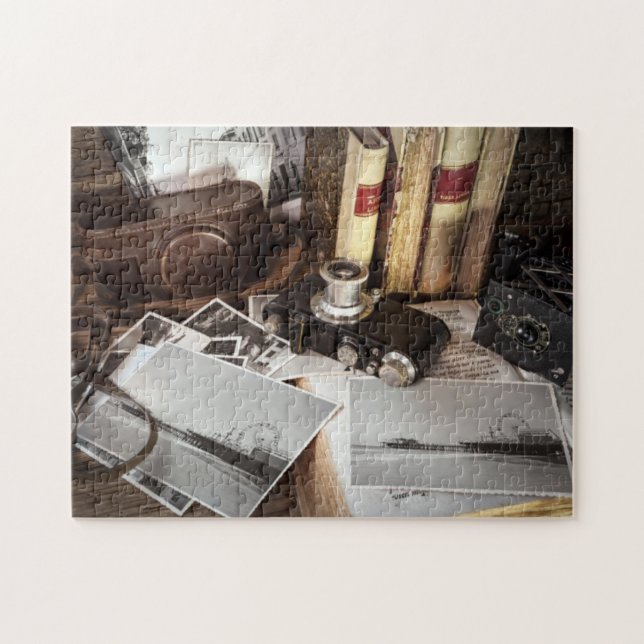 Vintage Fotoausrüstung Santa Monica Pier (Horizontal)