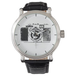 Vintage Fotografin Armbanduhr