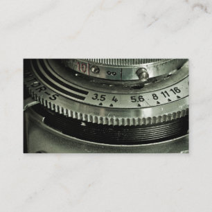 Vintage Fotokamera Visitenkarte