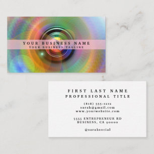 Vintage Fotokamera Visitenkarte