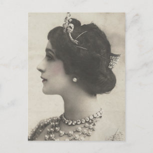 Vintage Fotos Postkarte