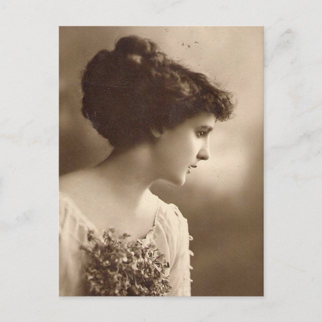 Vintage Fotos Postkarte (Vorderseite)