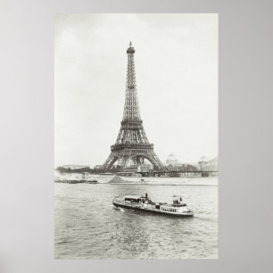Vintage Fotos von Frankreich Poster