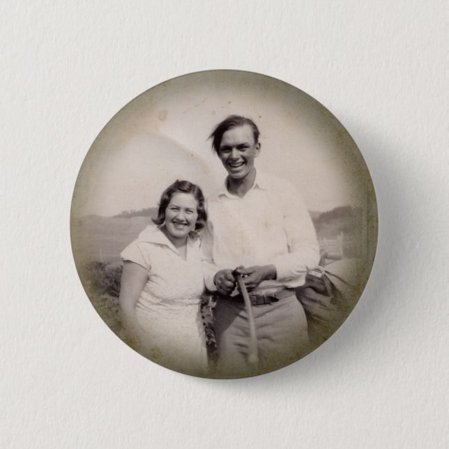 Vintage Fototaste Button (Vorderseite)
