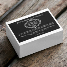 Vintage Frame Black Soap Box Label