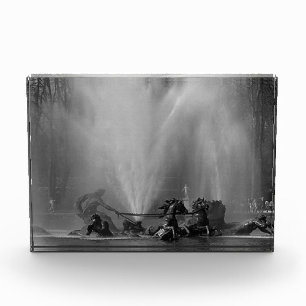 Vintage France Versailles palace Apollo fountain Fotoblock