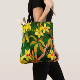 Vintage Frangipani Tote-Tasche Tasche
