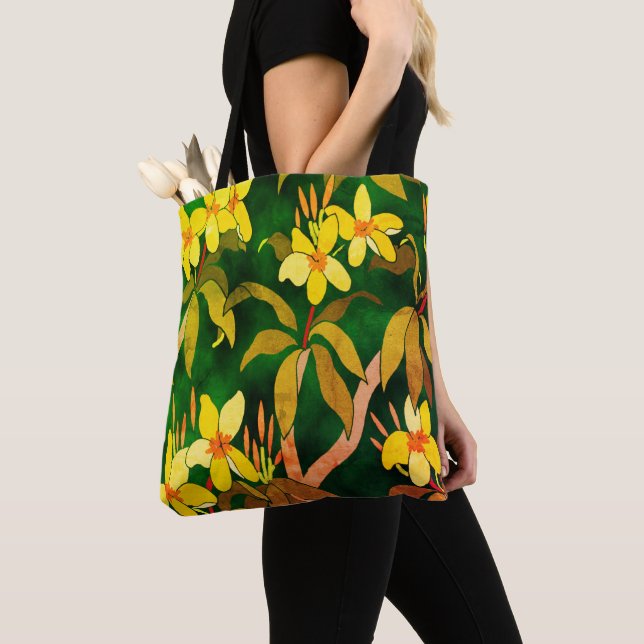 Vintage Frangipani Tote-Tasche Tasche (Von Nahem)