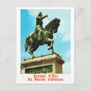 Vintage Frankreich, Jeanne d'Arc, Pucelle d'Orlean Postkarte