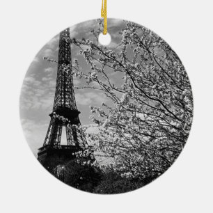 Vintage Frankreich Paris Eiffelturm Keramik Ornament