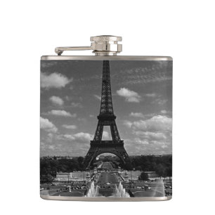 Vintage Frankreich Paris Fontainen Eiffelturm Flachmann