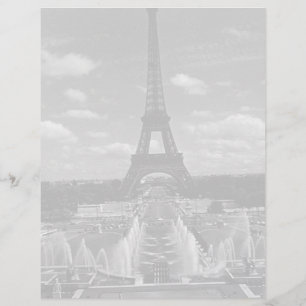 Vintage Frankreich Paris Fontäne Chaillot Eiffeltu