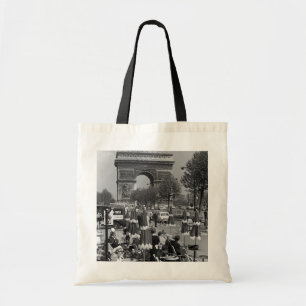Vintage Frankreich Paris Triumphbogen Tragetasche