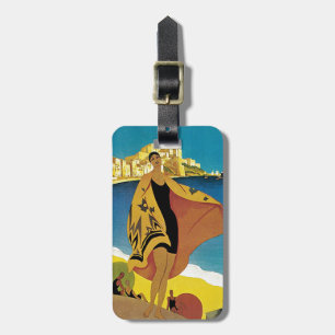 Vintage Franzose-Reise-Gepäck-Umbauten Gepäckanhänger