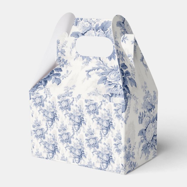 Vintage Französisch-Blumentoilette Geschenkschachtel (Vorderseite)