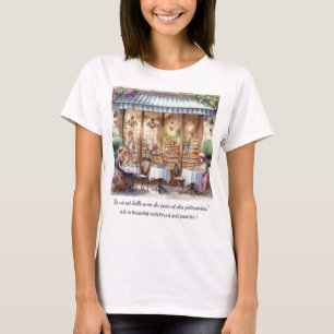 Vintage französische Bäckerei T-Shirt