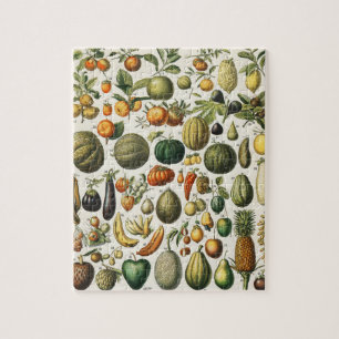 Vintage Französische Botanische Obstplakate Kunst