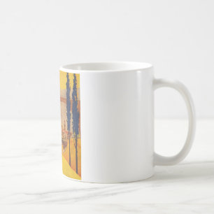 Vintage französische Eisenbahn Kaffeetasse