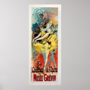 Vintage französische Kunst nouveau Poster