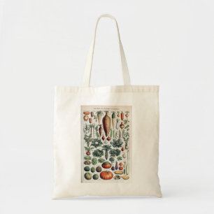 Vintage französische Leguminosen und Plantes Potag Tragetasche
