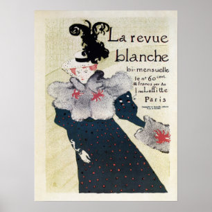 Vintage französische Literaturzeitschriftenwerbung Poster