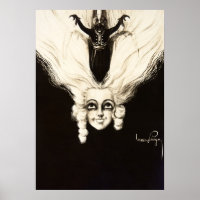 Vintage französische Marionette-Frisur