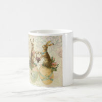 Vintage französische Osterhasen