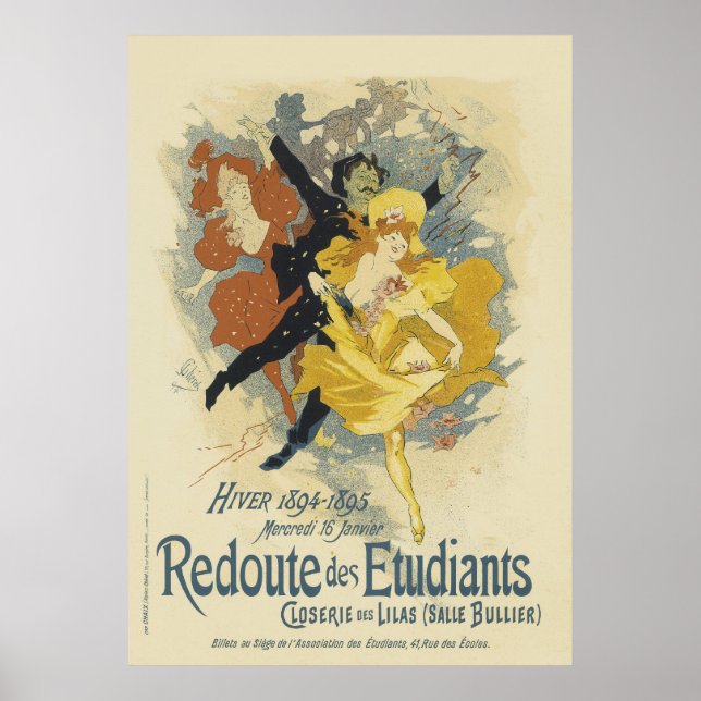 Vintage französische Poster - Musikalisch (Vorne)