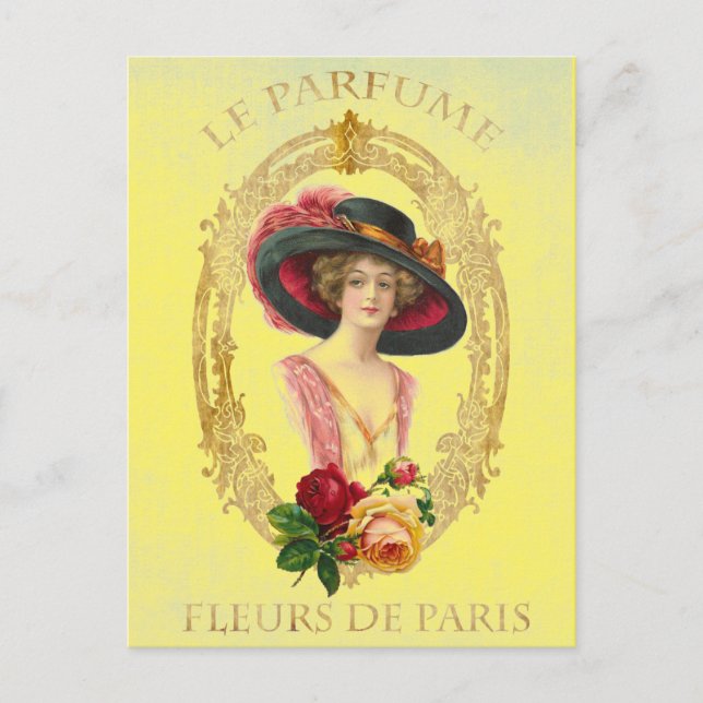Vintage französische Postkarte (Vorderseite)