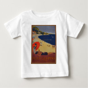 Vintage französische Reisewerbung Baby T-shirt