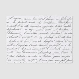Vintage französische Schrift Seidenpapier
