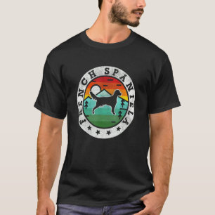 Vintage Französischer SpanielEin Retro Hundemama V T-Shirt